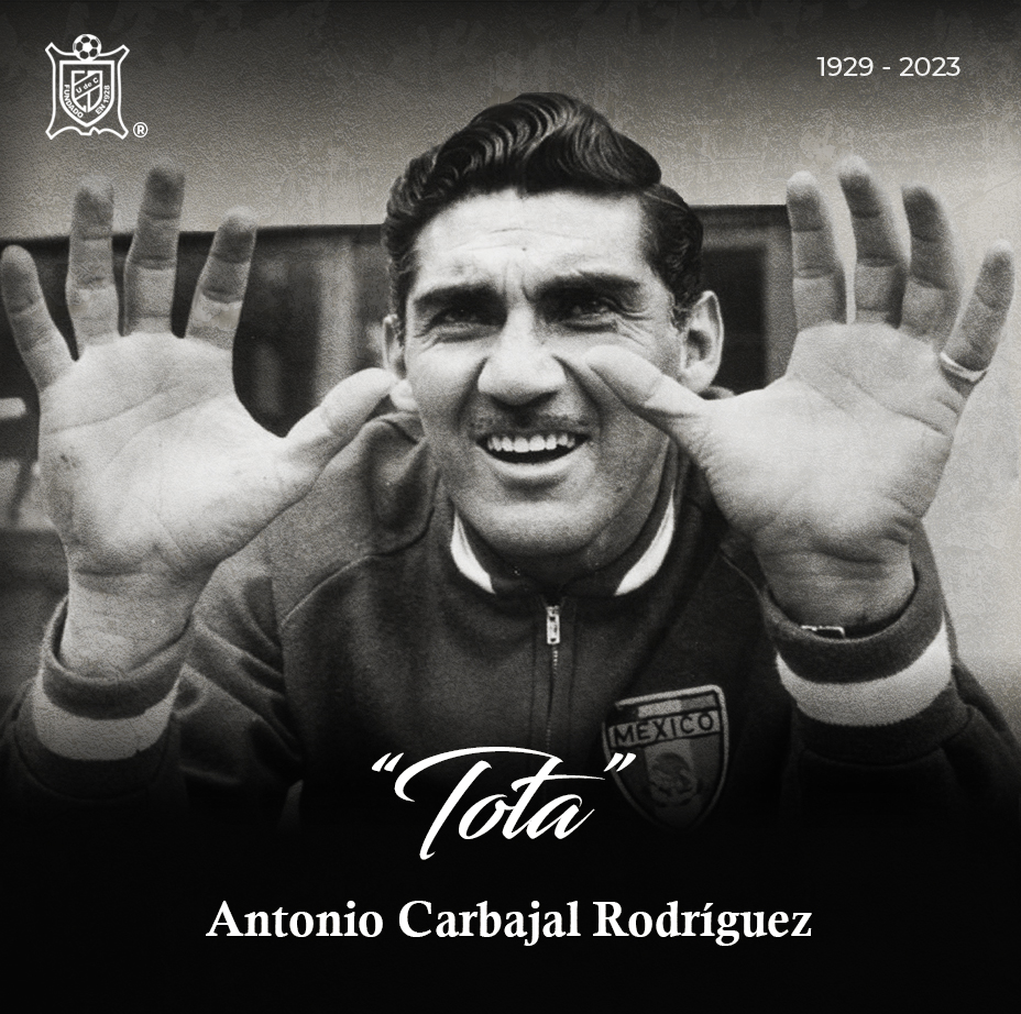 🕊️🏆🏆🏆🏆🏆🕊️ ¡Hasta Siempre, Leyenda!

El Club Deportivo Unión De Curtidores lamenta el sensible fallecimiento de Don Antonio 'La Tota' Carbajal Rodríguez, nuestra gran leyenda del Futbol Mexicano. ¡Gracias por tanto, Tota!

#AntonioCarbajal #LaTota #5Copas