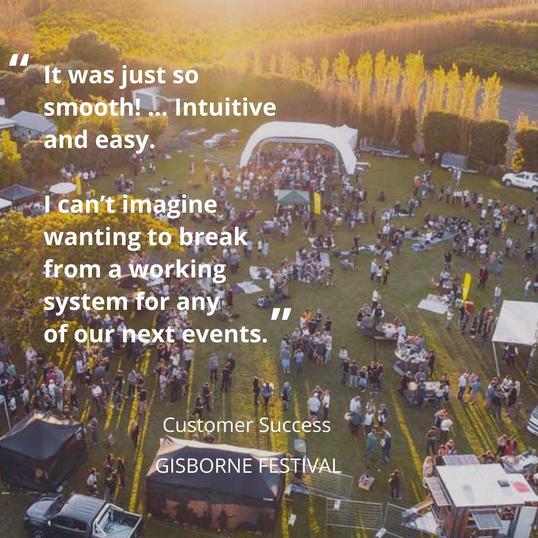 Cheers to the 6+ years of the Gisborne Beer Festival on TryBooking! 🍻🎉

Thanks to TryBooking, the festival team have found it easy to sell and scan tickets

Find out more 👉bit.ly/customer-succe…