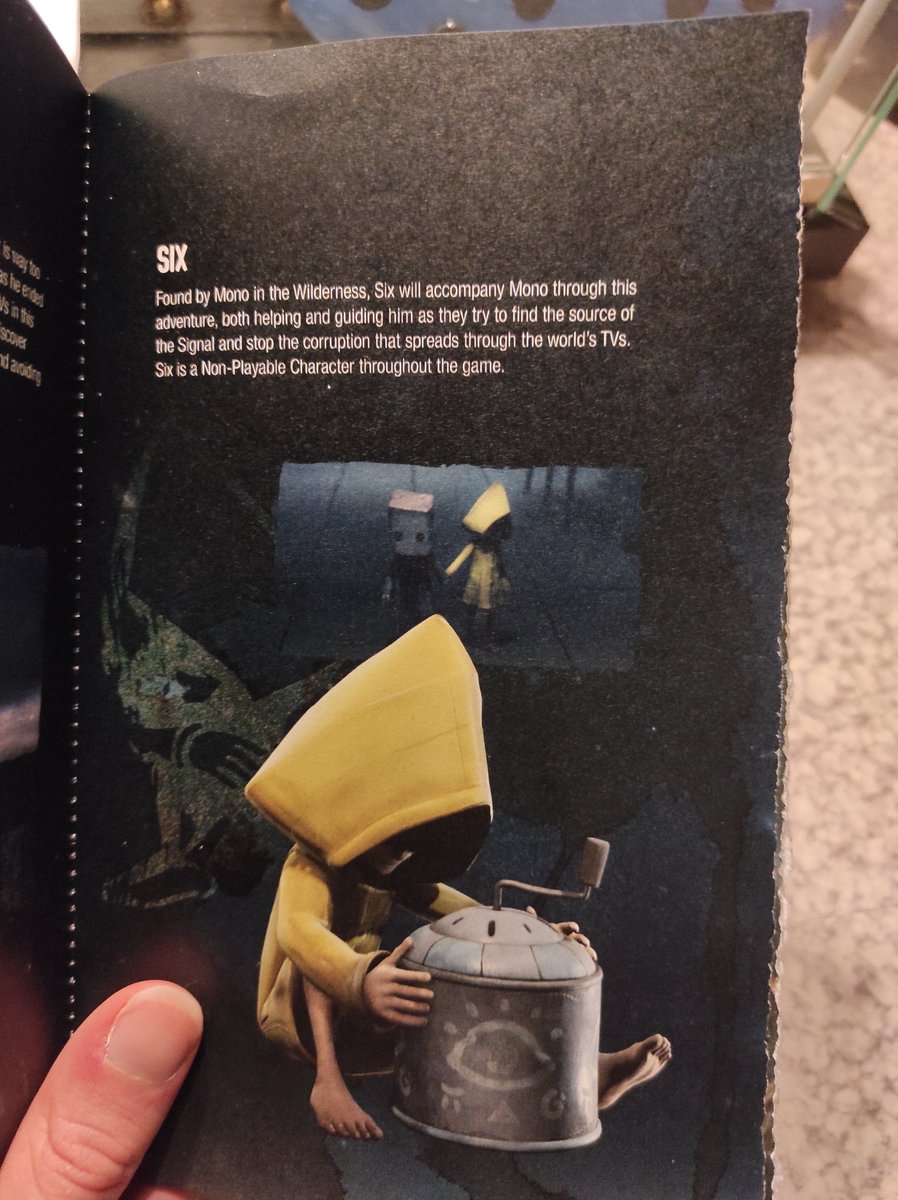 Gaboul69's tweet photo. - If you didnt saw them in the past, here are the comeback of the Mono and six descriptions on the promotionnal booklet.
- Nothing big, but still cool ^^
#小小夢魘 #リトルナイトメア #littlenightmares #LittleNightmaresII https://t.co/pS6osKxMns