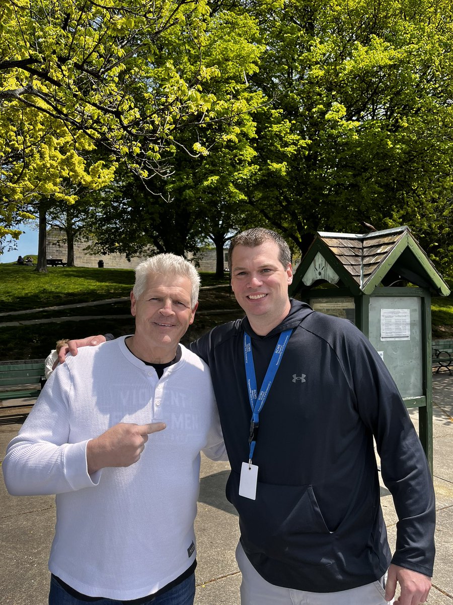 Today I had the pleasure of meeting Pat McLeod, the grandson of Judge Paul King. Judge King was the guy responsible for getting me drafted all those yrs ago and someone who meant the world to me.May he be resting peacefully