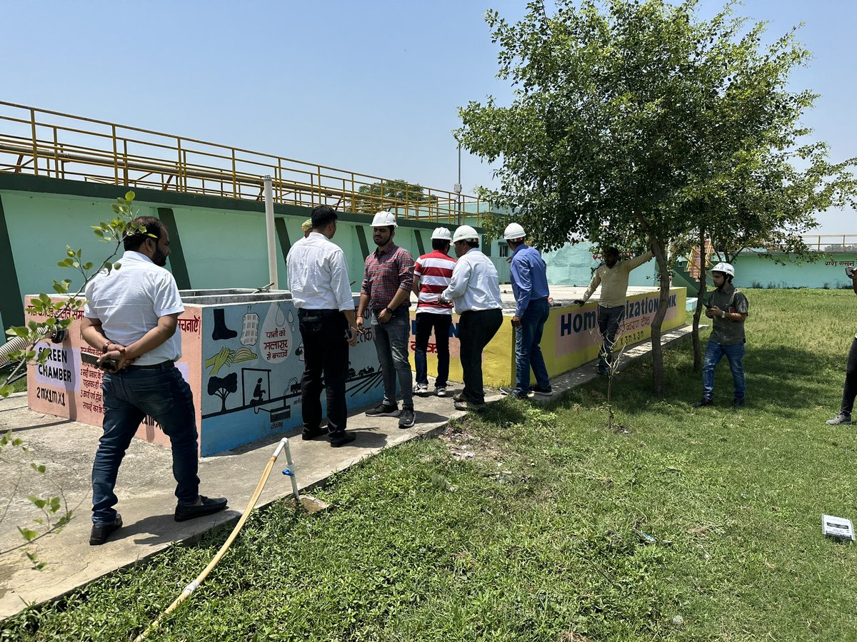 tsu_cse's tweet photo. @swachrajasthan exposure visit to Bijnor co-treatment unit 24 MLS STP Bijnor. 1st of its kind @cleanganganmcg funded project in #uttarpardesh
Looking forward for the #replications or similar #implementation in @Rajasthan in near future @CEPT_CWAS @dmbijnor @SBMUrbanUP https://t.co/Mt24rNyc7Z