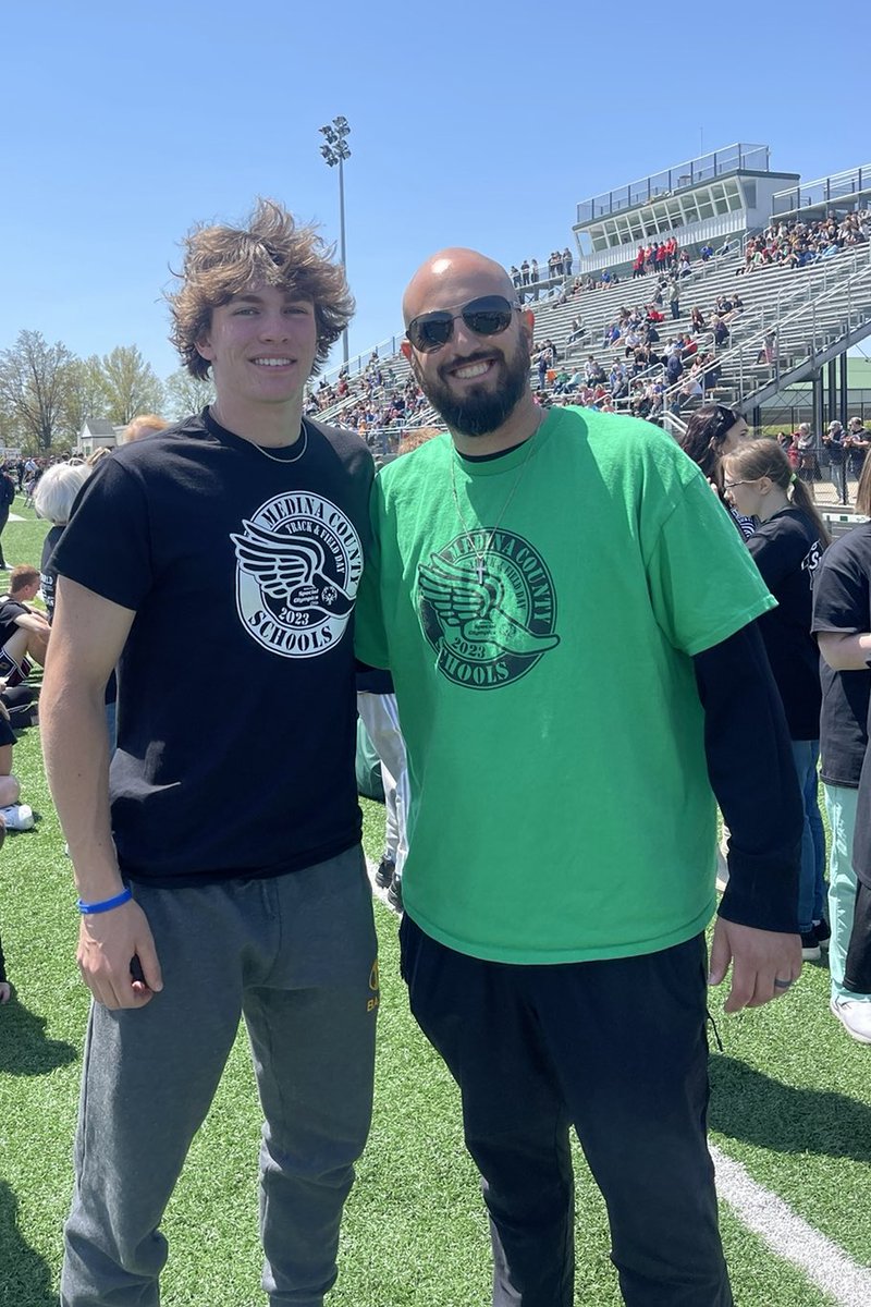 Not only does <a href="/Dstod_19/">Danny Stoddard</a> make a difference on the football and baseball field.  He also makes an impact off the field with helping Medina County Special Olympics, which is one of the best days of the year.  Awesome job today Danny! <a href="/MHSBaseballBees/">Medina Bees Baseball</a>