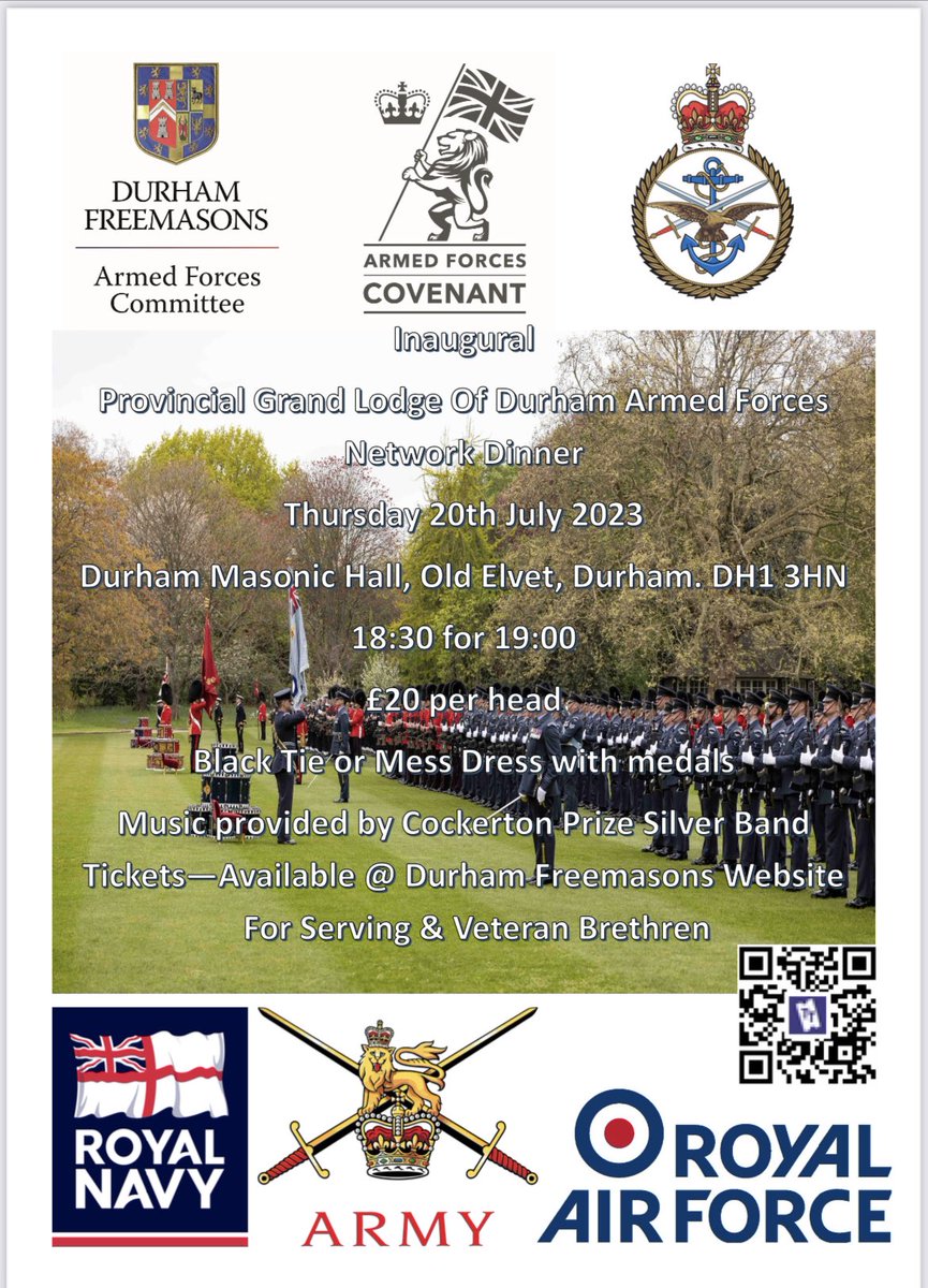 Take a look at our armed forces network dinner , ticket info below 

tickettailor.com/events/provinc…?