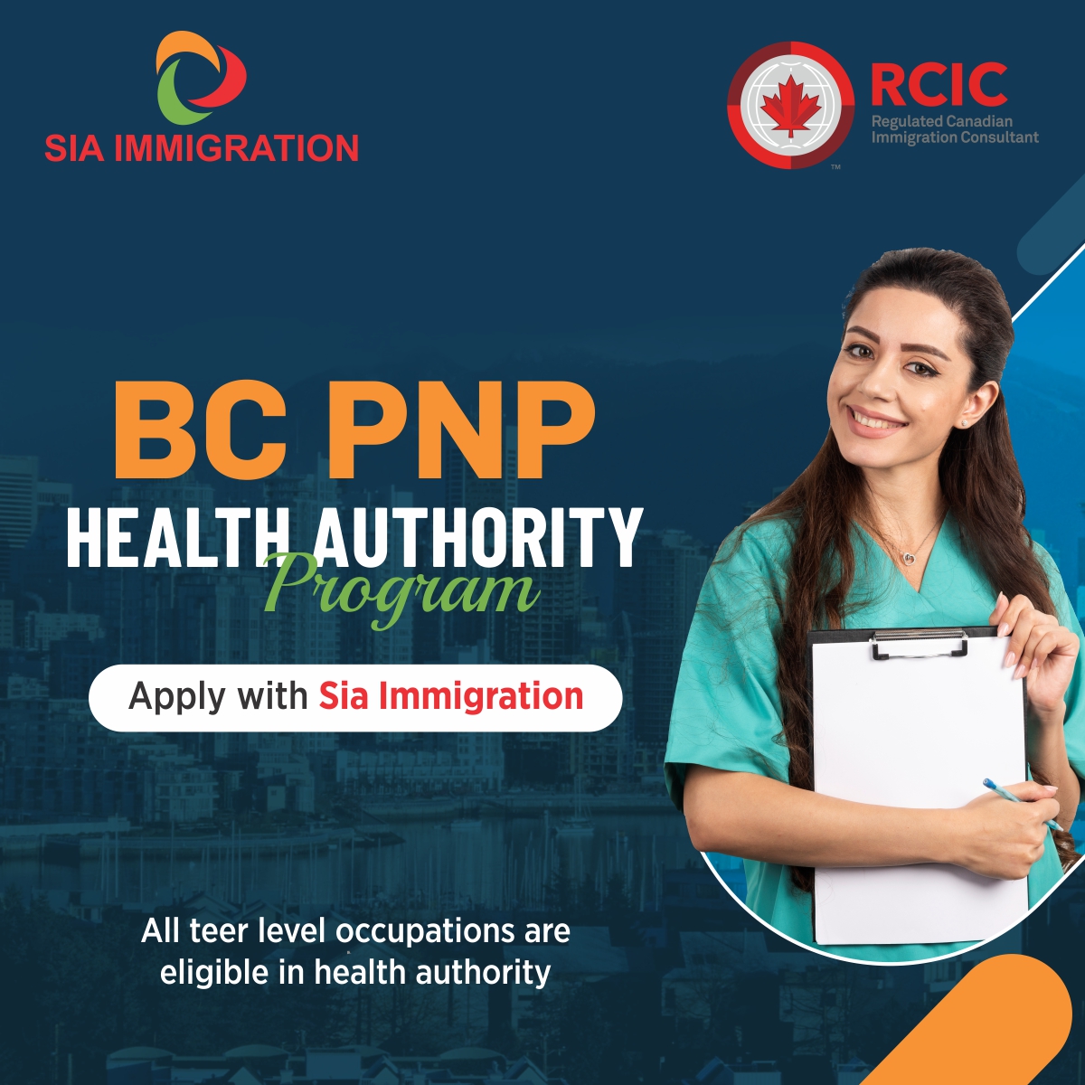 BC PNP Health Authority Program 

To read full article click on the below 👇 given link: 
siaimmigration.com/blog/BC-PNP-He…

Apply with SiaImmigration
Call +1-778-257-5508, +1-778-257-5709
visit: siaimmigration.com
#BCPNP #HealthAuthority #StudyinCanada #CanadaVisa #CanadianPR #Best