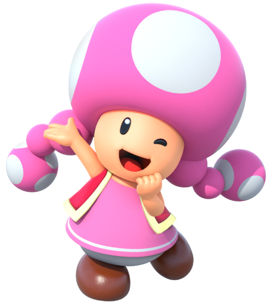 DailyToadette's tweet image. Toadette from Mario Party 10
