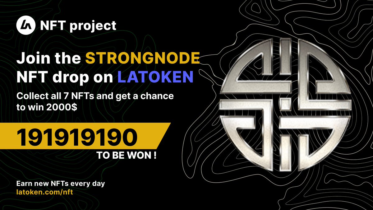 💸 SNExLATOKEN Animated Sky Series NFTs is coming soon to LATOKEN 

He's back for more! New spectacular quests for the Marvelous DieHardBirdie.

Collect all 7 NFTs and get a chance to win from 2000$ [191919190 SNE tokens for 30 collectors who collected all 7 NFTs].