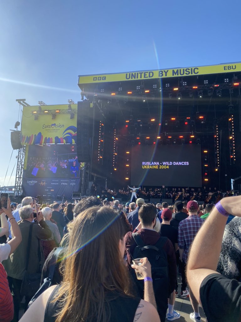 Northern_Soul_'s tweet photo. The sun and the crowds are out for the English National Opera does Eurovision at Liverpool’s Pier Head tonight! 

Once again, what a spectacular showcase of how music brings us all together. 

The show is going until 7pm so don’t miss out!

@E_N_O @bethcmjourno #Eurovision https://t.co/MY2ltjNm3b