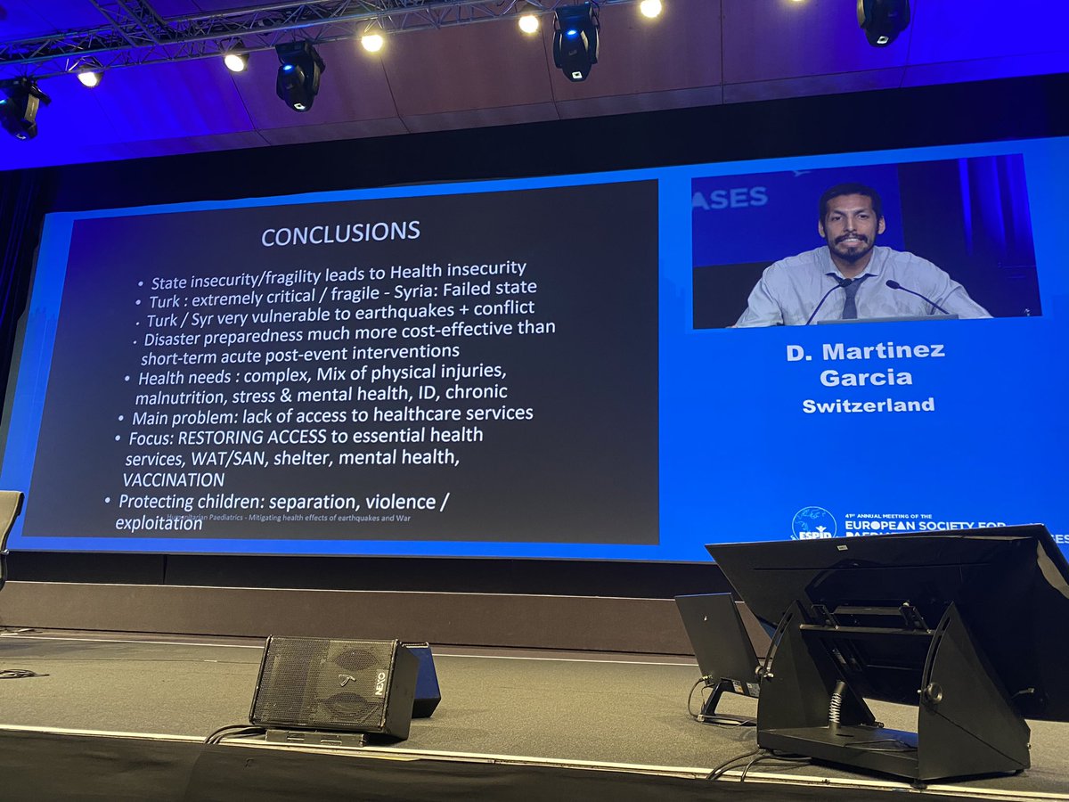 Annemarie van Rossum @amcvanrossum@mastodon.nl (@amcvanrossum) on Twitter photo Impressive presentation on humanitarian pediatrics by dr. Martinez García <a href="/ESPIDsociety/">ESPIDSociety</a> #espid2023 Build latrines and clean water supplies next to emergency hospitals in disaster areas Impressive presentation on humanitarian pediatrics by dr. Martinez García <a href="/ESPIDsociety/">ESPIDSociety</a> #espid2023 Build latrines and clean water supplies next to emergency hospitals in disaster areas