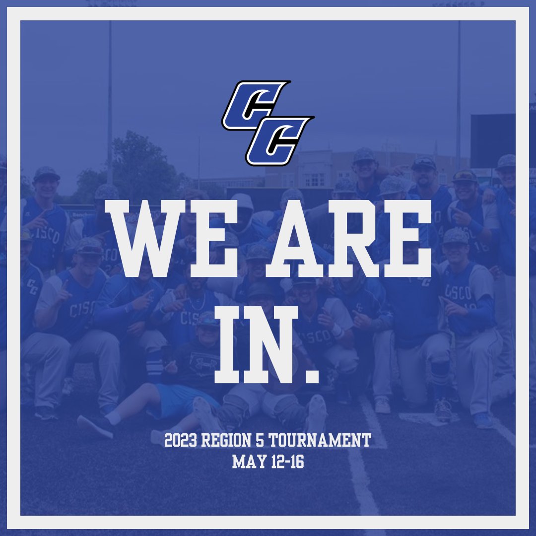 See y'all Friday‼️

2023 Region 5 Tournament 
Friday, May 12 - 4:00pm vs New Mexico Junior College
Location: Roger Williams Ballpark (Weatherford, TX)