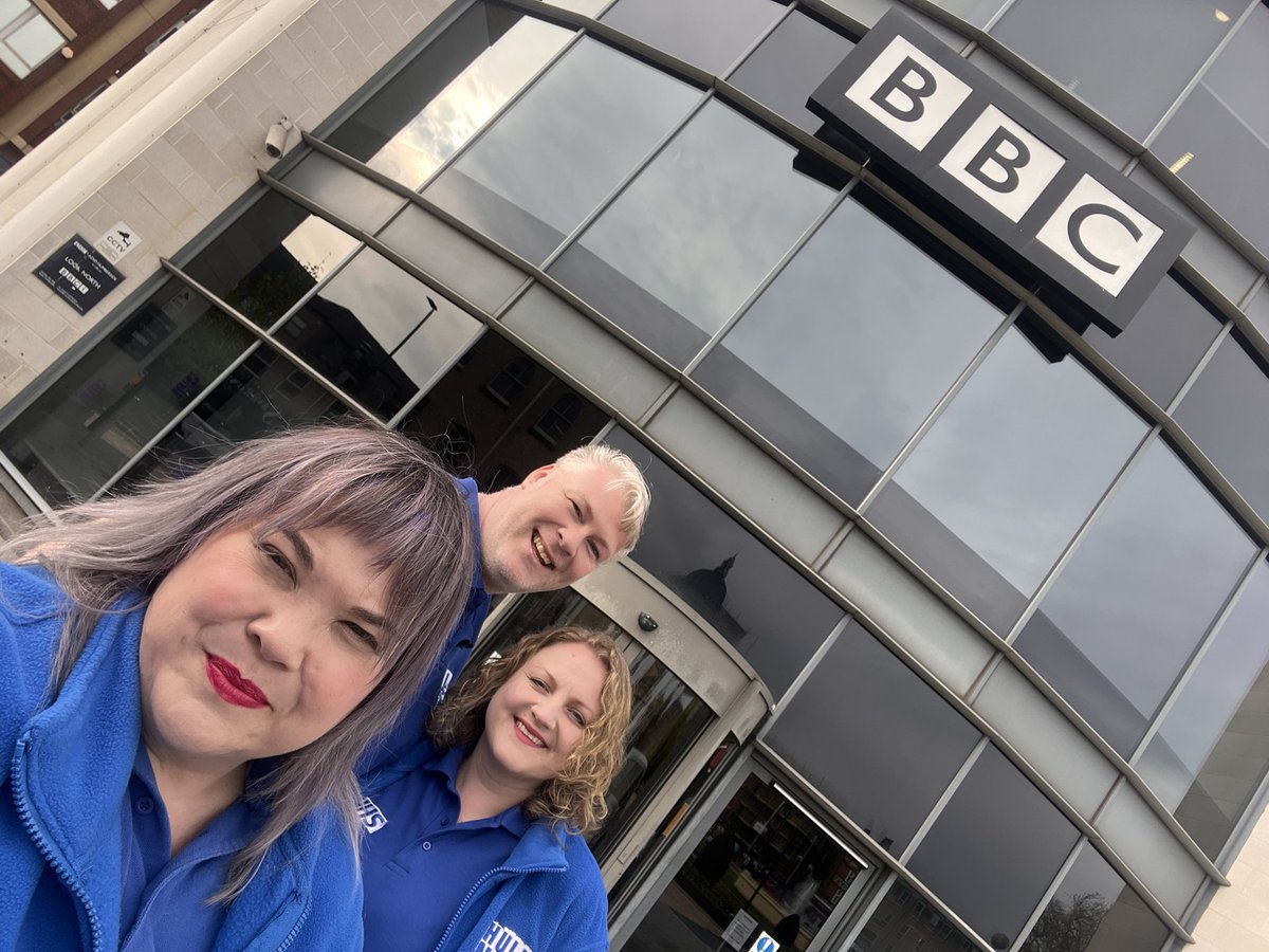 hullnhschoir's tweet photo. Just ready to go on @looknorthBBC with @peter_levy about our #coronationconcert experience and bringing the #hullmassive to @calumscott as a lovely surprise! https://t.co/8nvNJWdoa8
