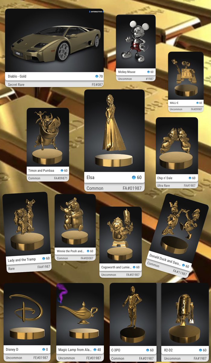 Ben64CF's tweet photo. A nice collection deserve a nice picture ✨
#HoldTheGold #Team1987 #HereToStay @veve_official @DavidYuNZ @Daniel00077 @vevebeliever @Fairyman1986 @Veve_MisterV @GrubahB @Matt_Sakal @EliteKB824 @xxstevo239xx @EladRevah https://t.co/q3RKdcYO5K
