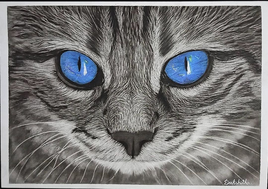 Have been into Art and Realistic Portraits for a considerable time already.
While I'm still getting used to this place, just thought I'd share some of my favs here, one at a time! 🥹

#art #CharcoalDrawings #RealisticArt #Portraits #Drawing #CatsOfTwitter #DeekshithaDraws  #Cats
