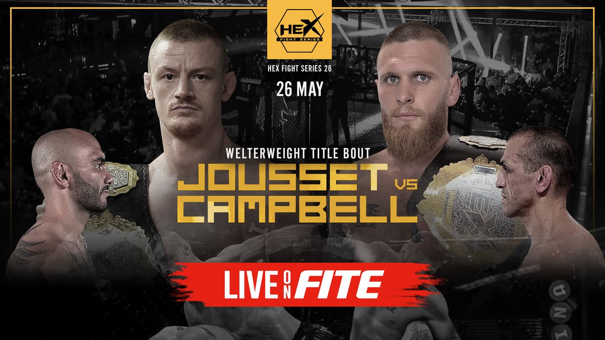 ICYMI: #HEXFS26 will feature one of the biggest fight cards and a celebrity announce team.

🇦🇺#Australia's own Michael Schiavello will be on the call on when the welterweight title is on the line & George Sotiropoulos makes his #MMA return.

5/26 | #FITE➡️ bit.ly/HEXFS26FITE