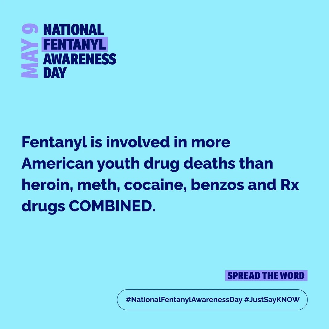 Today and everyday it’s important to talk to our children about the dangers of Fentanyl. #NationalFentanylAwarenessDay #JustSayKNOW