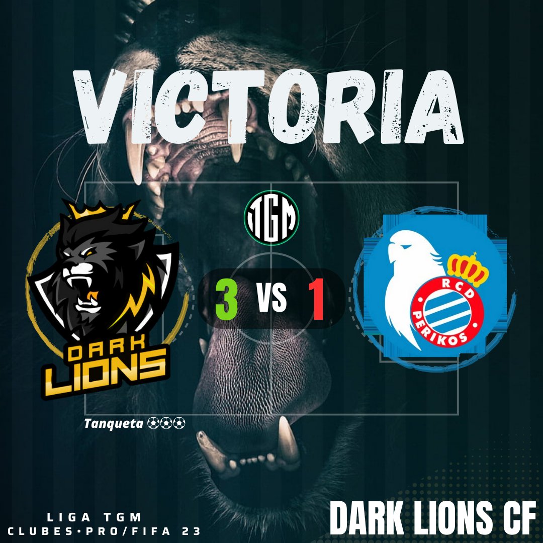 DarkLionsCF's tweet image. Partidos 19/04
Espectacular duelo contra el UD Bornense repartiendo por la mínima los 6pts en juego.

18°@Liga_TGM Vs @RCD_PERIKOS ✅️ 3-1
11°@VPG_Spain Vs @BornenseSports ✅️ 1-0
12°@VFOspain Vs @BornenseSports ❌️ 0-1
12°@VFSL_Spain Vs @ACK_ESPORTS_ ❌️ 2-1
🦁
#darklions