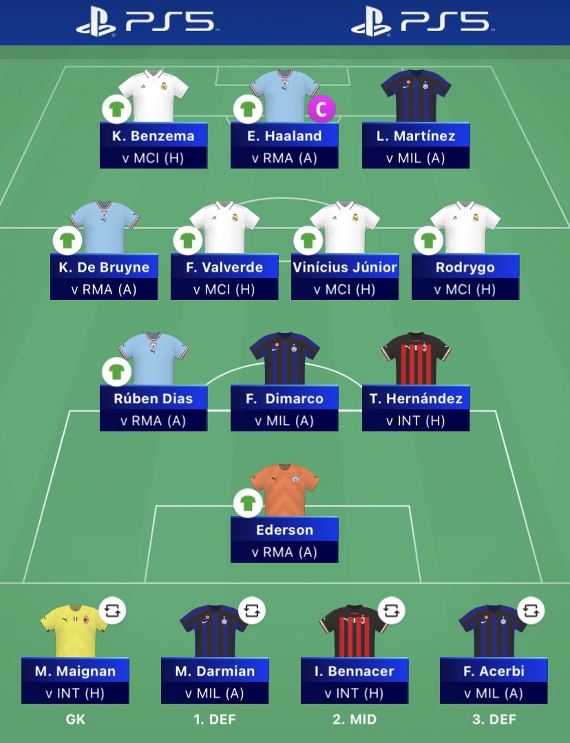 #UCLFantasy SF’s (-8)

🌍 4k