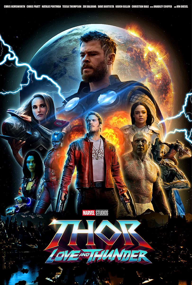 The amount of fan posters as well featuring Thor in GOTG 3 and the GOTG in Love and Thunder https://t.co/RtS99SXHkC https://t.co/MVBqGogp9m
