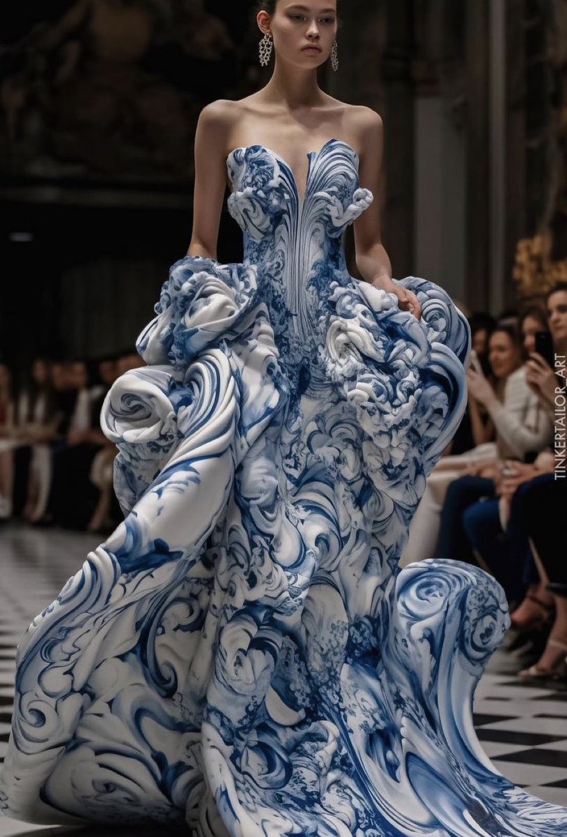 ceramic inspired dress