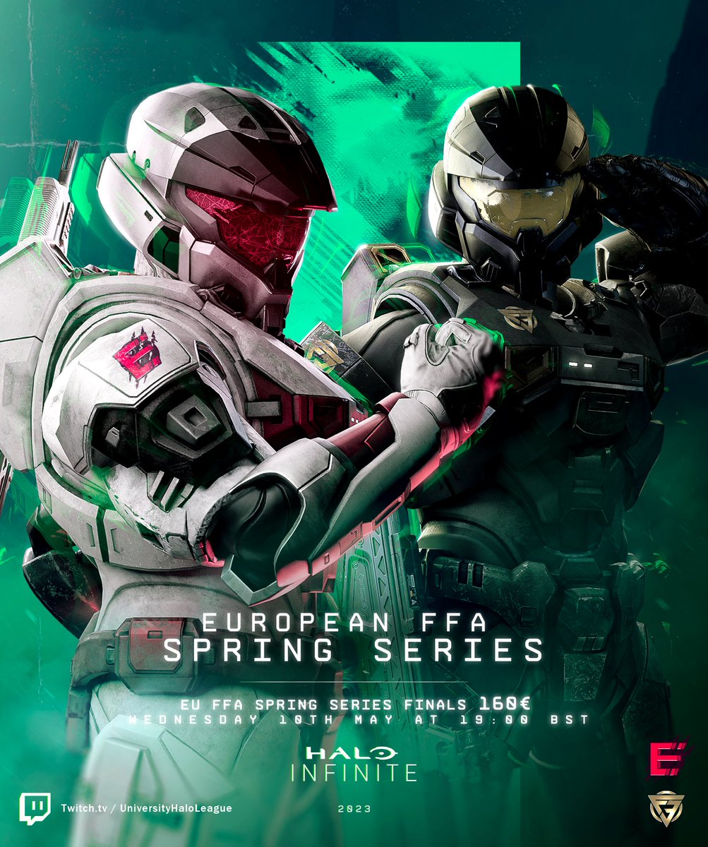 🏆 EU FFA SPRING SERIES FINALS 🏆

🗓️ Wednesday 10th of May 2023
🕖 19:00 BST

🏅 Top 16 EU FFA Best Players

💰 160€ Prize Pool
🥇 100€
🥈 40€
🥉 20€

📹 A-STREAM by <a href="/UK_UniHalo/">University Halo League</a> on :
twitch.tv/UniversityHalo……

📹 B-STREAM by <a href="/Outqasted/">Outqasted</a> on :
twitch.tv/Outqasted