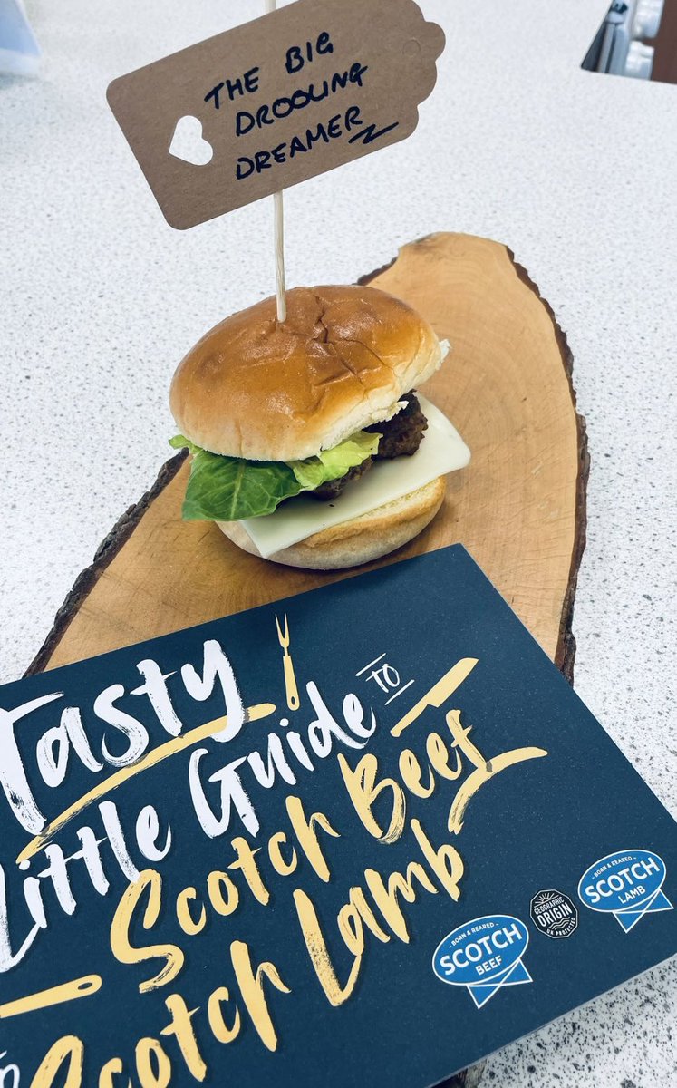 Well done to our S3 pupils Aiden &amp; Aiden for creating “The Big Drooling Dreamer” and making the final of the Quality Meat Scotland “Better Burger Competition”🎉
#creativity #teamwork #productdevelopment #Ambition 
<a href="/qmscotland/">QMS</a>