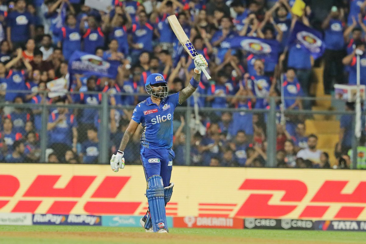 Woohoo! MI just smashed RCB by chasing down a massive total of 200 runs in only 16.3 overs. SKY blasted 83 runs off just 35 balls and Nehal Wadhera remained undefeated with 52 runs off 34 balls. It was a brutal display of batting by Surya and Nehal.🔥
#MIvRCB  #RCBvsMI