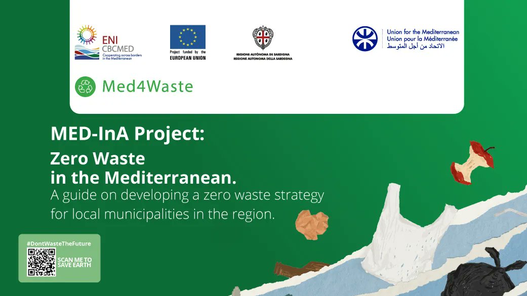 Med4Waste's tweet image. @ProjectMedina zero-waste guidelines provide the necessary tools to make it happen. It will help you achieve a zero-waste approach and do your part for the planet. ♻️👍 

Learn more at: buff.ly/3ZOhlOb

@ENICBCMed @UfMSecretariat 

Together, we #DontWasteTheFuture. 🤝🏼