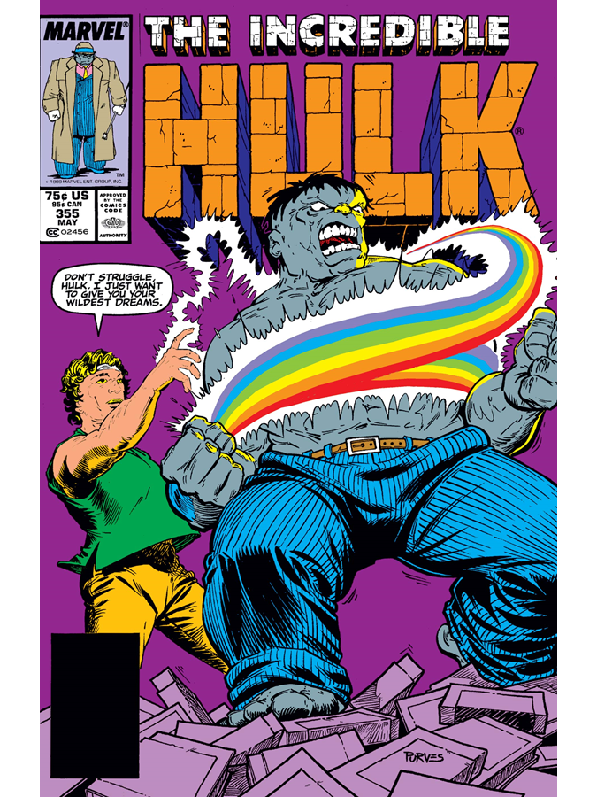 Classic Marvel Comics on Twitter "Incredible Hulk 355 cover dated May 1989."