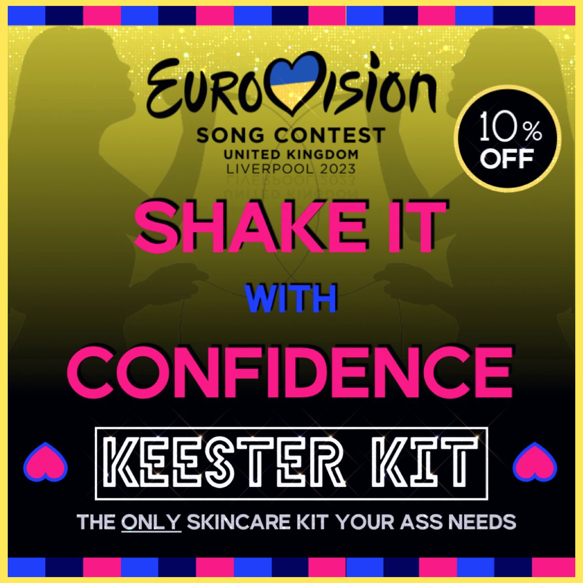 Shake It At Its Best 🍑 with Keester Kit - at least 10% OFF! #eurovision #eurovisionsongcontest #gay #homo #gayuk #lgbtq #lgbtq🌈 #lgbtqpride #pride #summer #skincare #feelyourbest #bodyconfidencemovement #bodyimage  #equality #veganuk #beauty #skincareroutine #deals #liverpool
