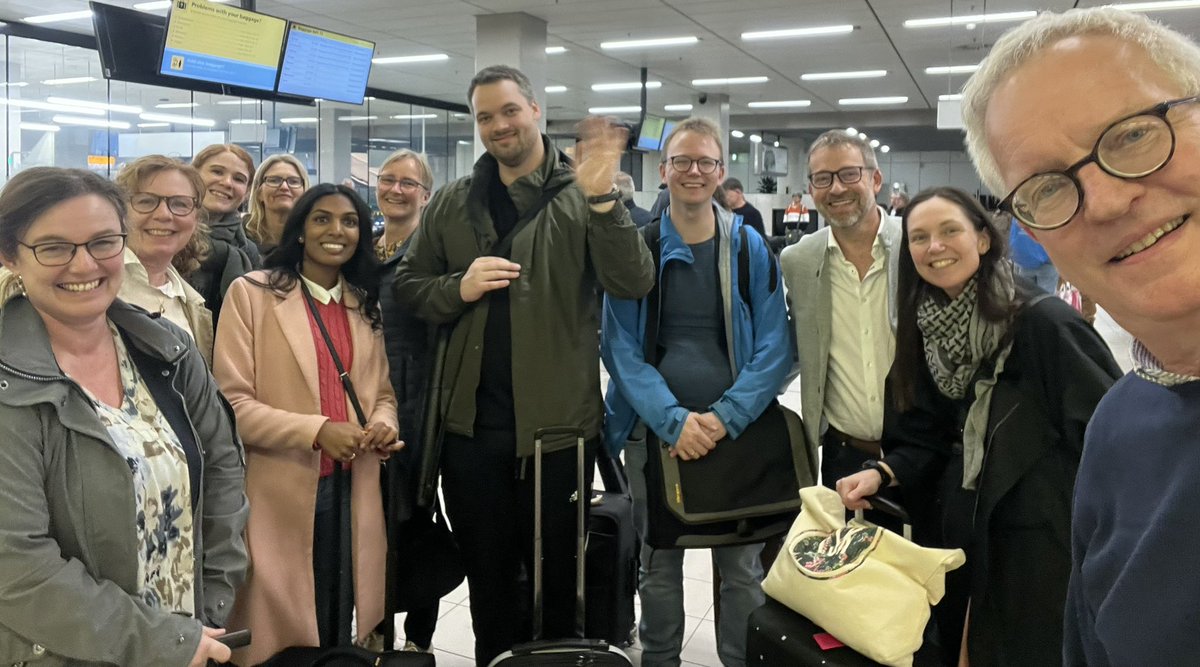 NielsEjskjaer's tweet image. Happily en route #ISDF2023
Our 12 person strong delegation from “Steno Diabetes Foot Center North Denmark”, incredible opportunity to benchmark and learn, and network
See y’all very soon🇩🇰
#StenoNord #SDCN @AalborgUH @Reg_Nord #DiabeticFoot @IntSympDF #IWGDF @NeuroDiab @EASDnews