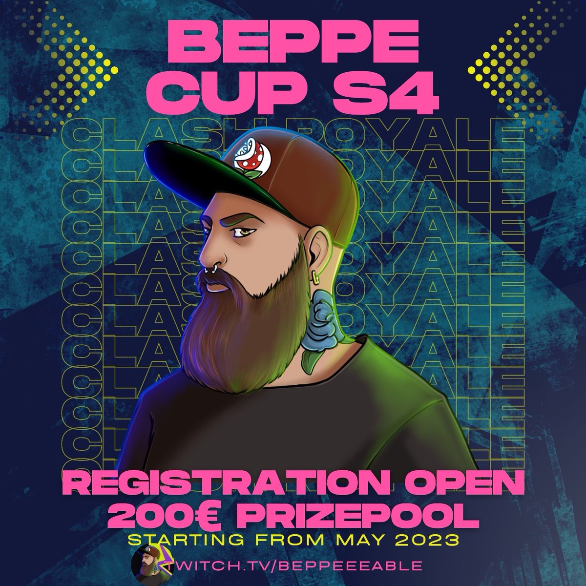 beppeeeable's tweet photo. REGISTRATION OPEN
⚡ | 4° EDITION
🤑 | €200 EUR
✔️ | OPEN TO EVERY TEAM 
🎮 | BACK AND FORTH IN GROUP STAGE  

😎 YOU CAN'T MISS IT

Only 5 spot available

The competition will start upon completion of the 32 places so SPAM IT EVERYWHERE!

✉️ INFO IN DM

#BeppeCup #clashroyale https://t.co/TBgbvFhKOm