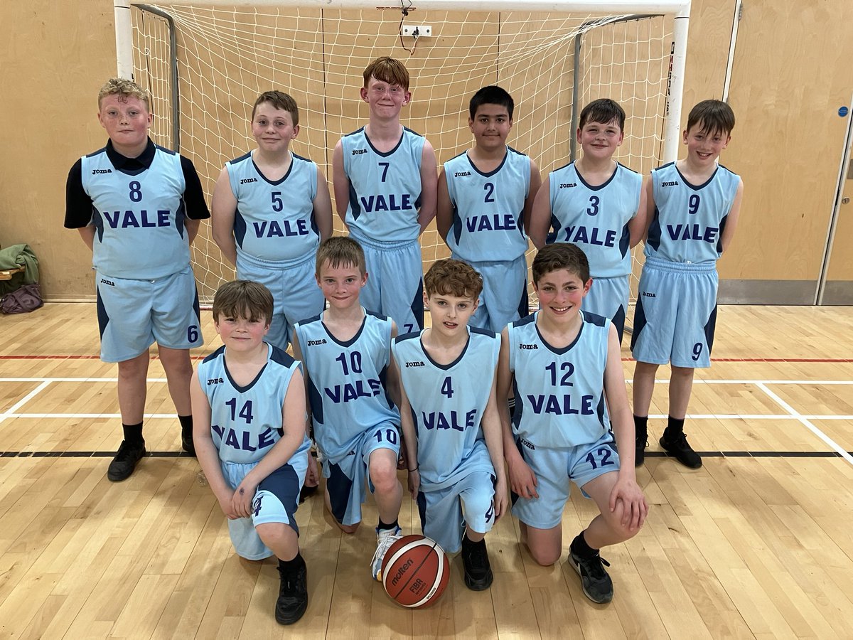 DVHSPhysEd's tweet photo. Our Year 7 Basketball team reached the Lancashire Cup finals tonight with a hard fought victory over @armfieldpe winning 16-10. The game was played in great spirit by all of the lads who were a credit to their schools. MVP was Tyler W!!! #teamvale #wearevale #weaimhigh https://t.co/pWjFMTiAXm