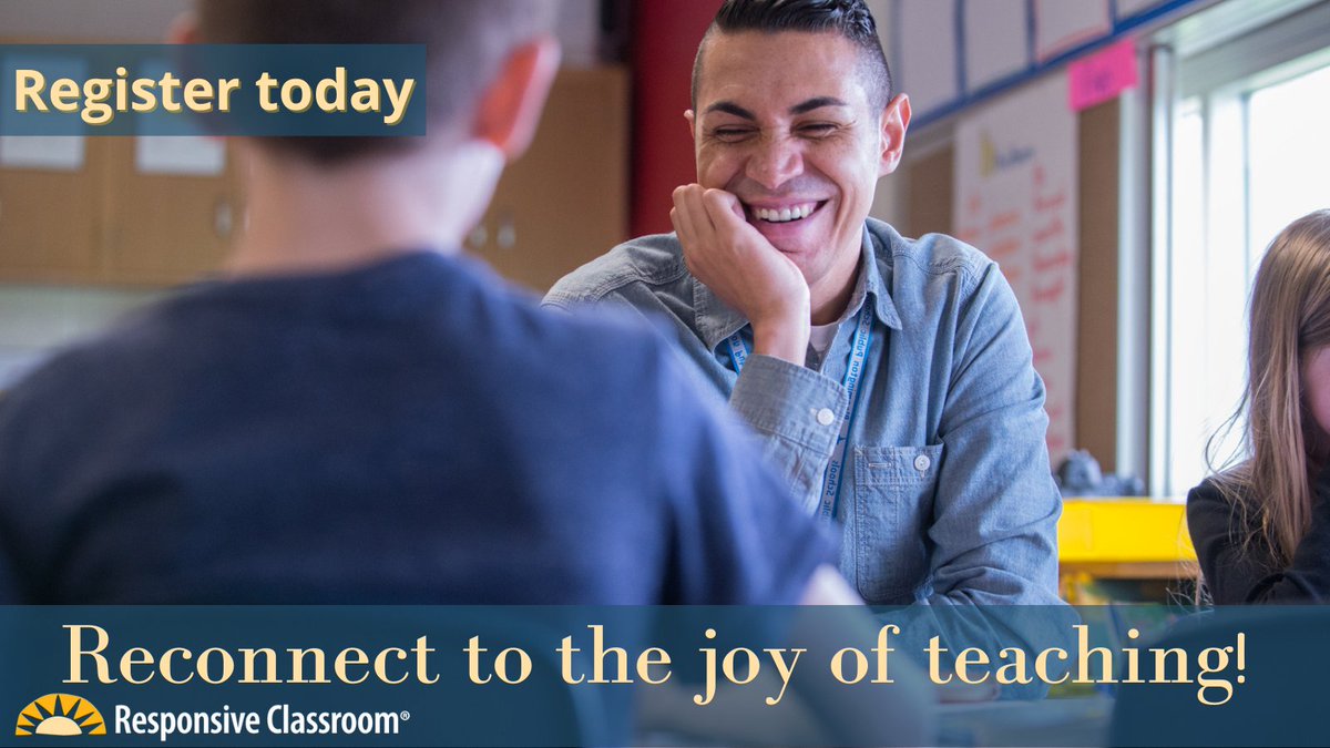 Attend a @responsiveclass course this summer and find out how a foundational set of teachers’ beliefs and best practices can help guide your school community to success. bit.ly/409qfqz