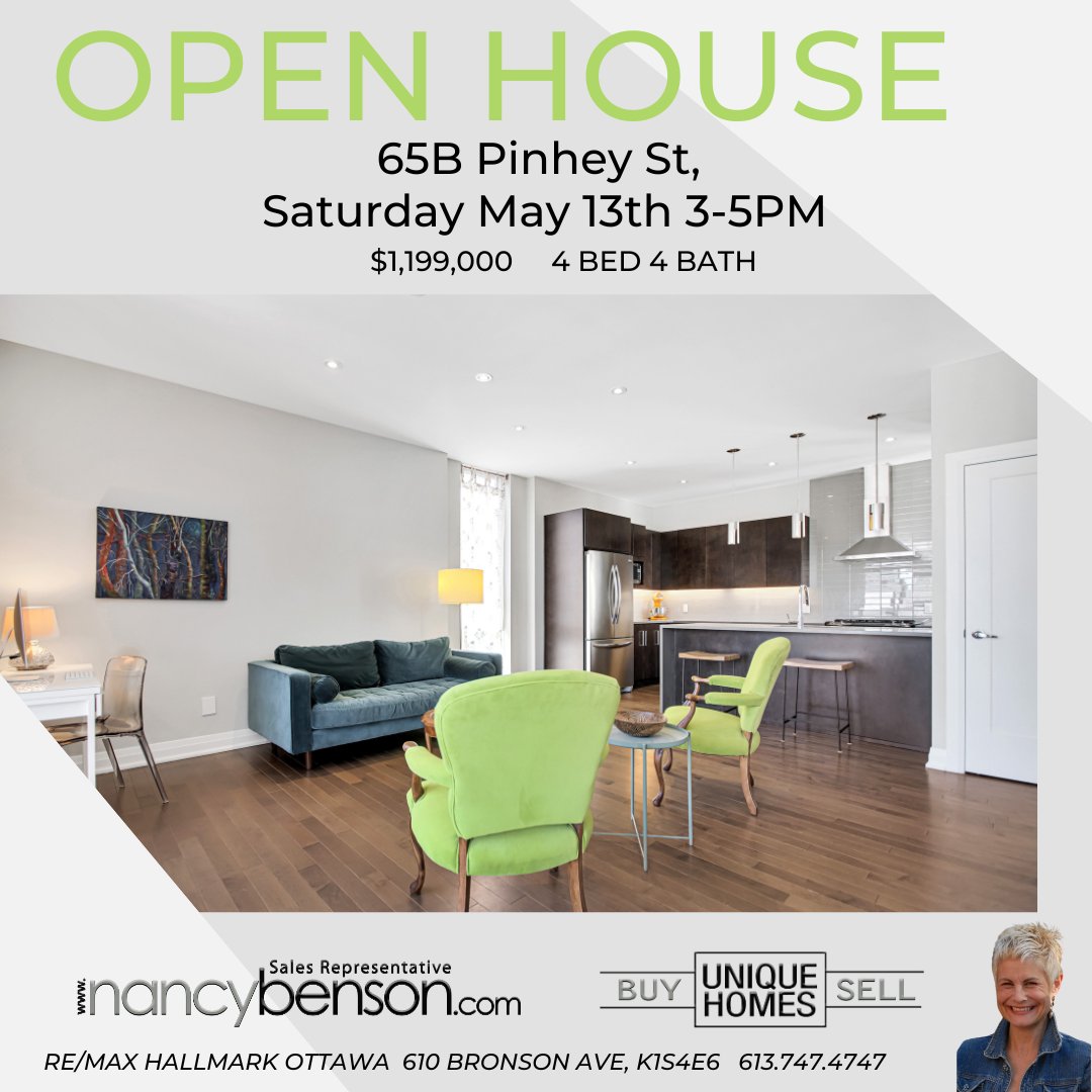 NancyBensonOtt's tweet image. 🌞JOIN US THIS SATURDAY MAY 13th 3-5PM
Open House at this Slick Modern Design by Christopher Simmonds.

nancybenson.com

#openhouseottawa #homeforsale #Christophersimmonds

#hintonburghomes #wellingtonvillagehomes #nancybensonremax