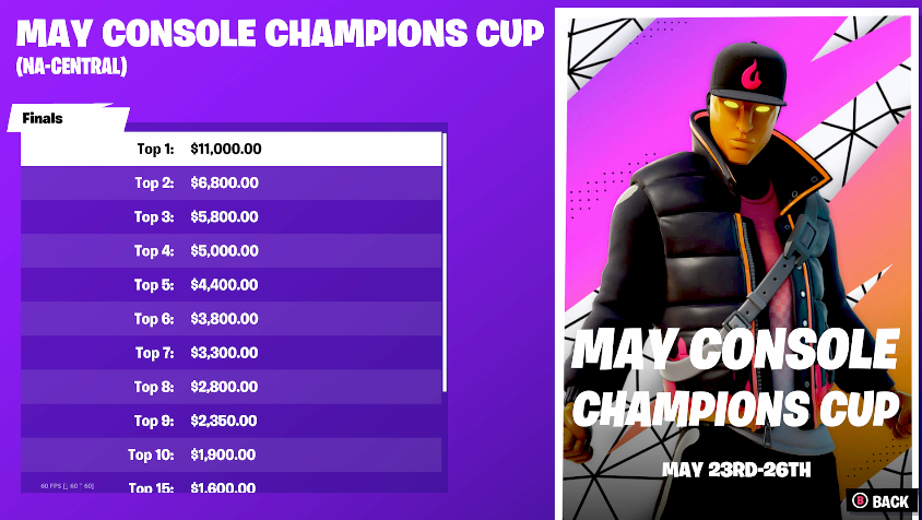 CCC just got added to the compete tab. Begins in 2 weeks. Dates are the same as announced 2 months ago (Tues-Fri), and prize pool is the same as last CCC...

HOWEVER opens runs Tuesday 9pm-12am est 😵‍💫