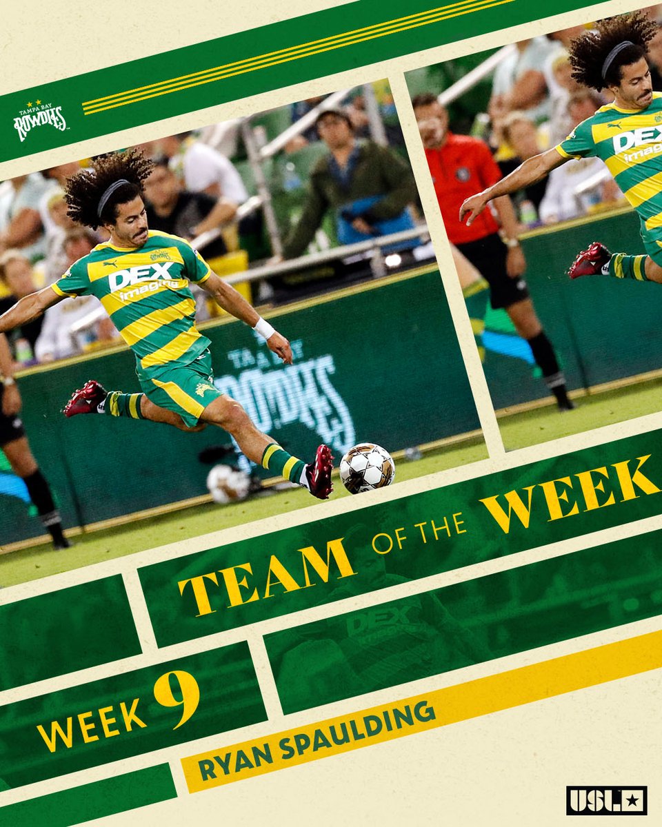 𝙊𝙣𝙚.. 𝙏𝙬𝙤... 𝙏𝙃𝙍𝙀𝙀 Rowdies on @USLChampionship Team of the Week! 🗞 bit.ly/3nOvLBe