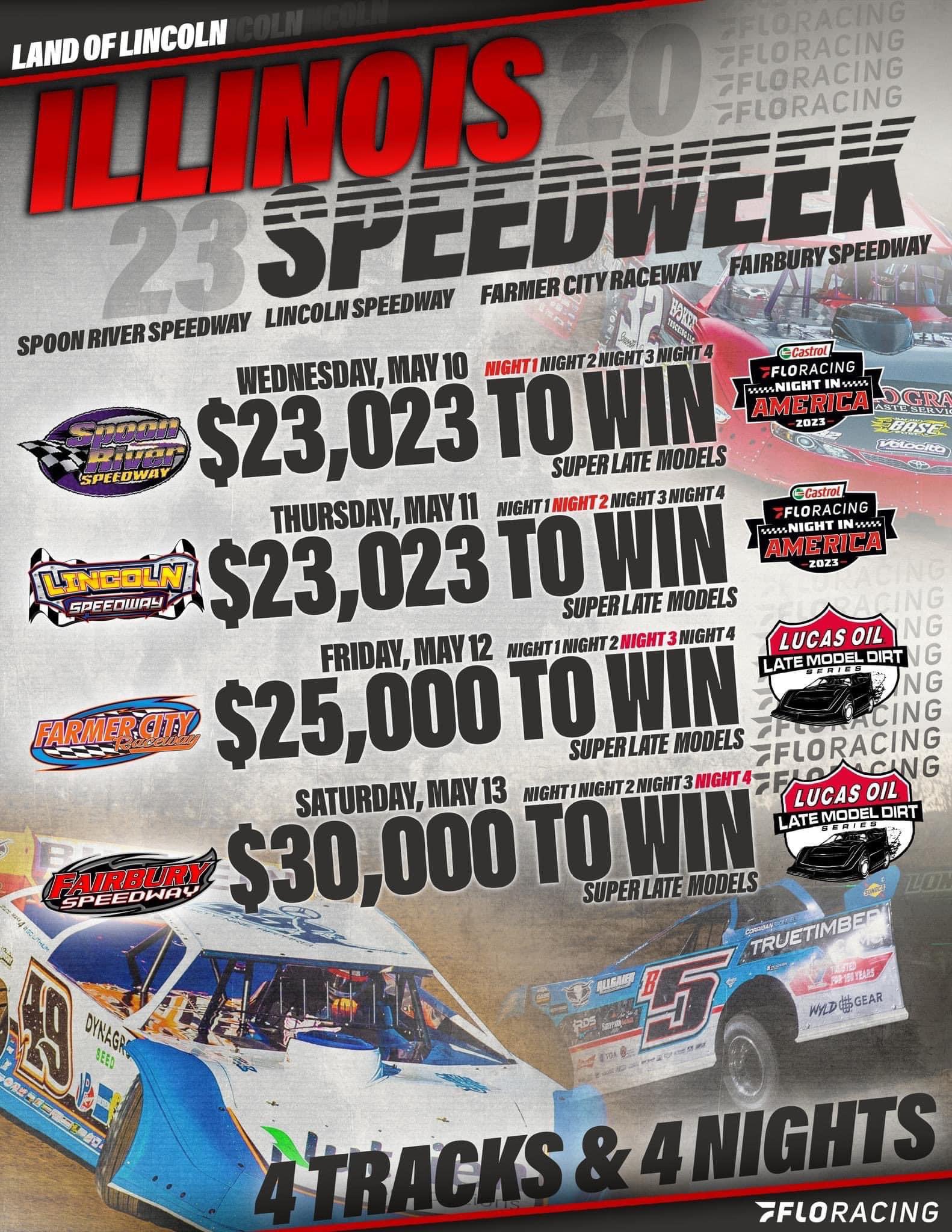 Daulton Wilson Racing on Twitter "4 Illinois bullrings on the schedule