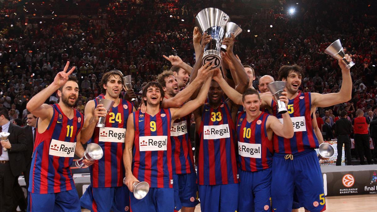 🏆💙❤️Un día como hoy, en 2010, el Barça ganó la Euroliga

✨🔥Qué auténtico equipazo

🔹Ricky Rubio
🔹Juan Carlos Navarro
🔹Pete Mickeal 
🔹Erazem Lorbek
🔹Boniface NDong

🔹Víctor Sada
🔹Roger Grimau
🔹Gianluca Basile
🔹Jaka Lakovic
🔹Terence Morris
🔹Fran Vázquez
🔹Jordi Trías