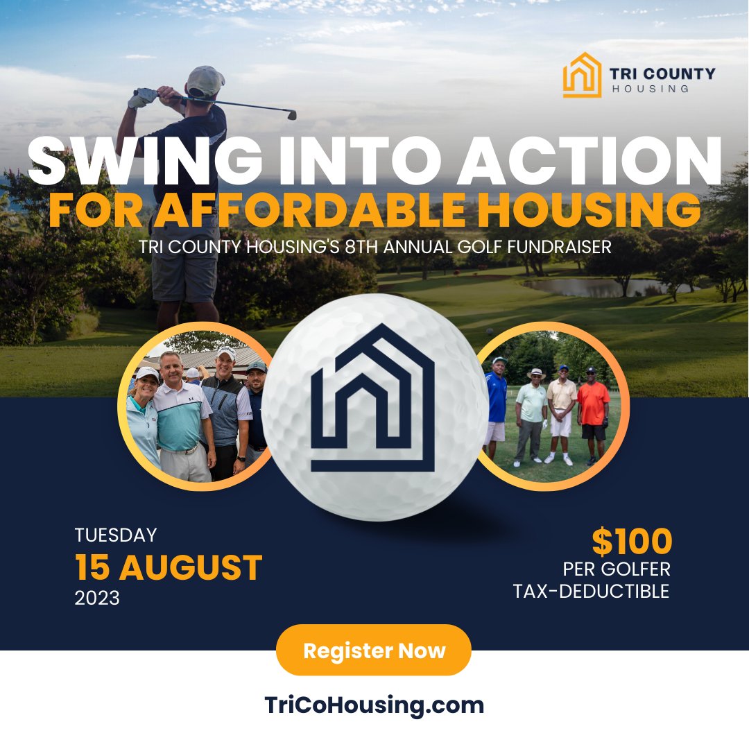 Tri County Housing on Twitter "📷 Swing into Action for Affordable Housing! Join Tri County