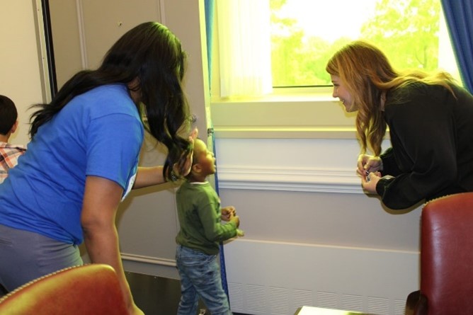 USW_IntelSec's tweet photo. On April 27th, I&S hosted #BringAChildToWorkDay for the first time since the COVID-19 pandemic. It was such a pleasure welcoming the families and communities who support our employees every day. https://t.co/LDHzUOUnrb