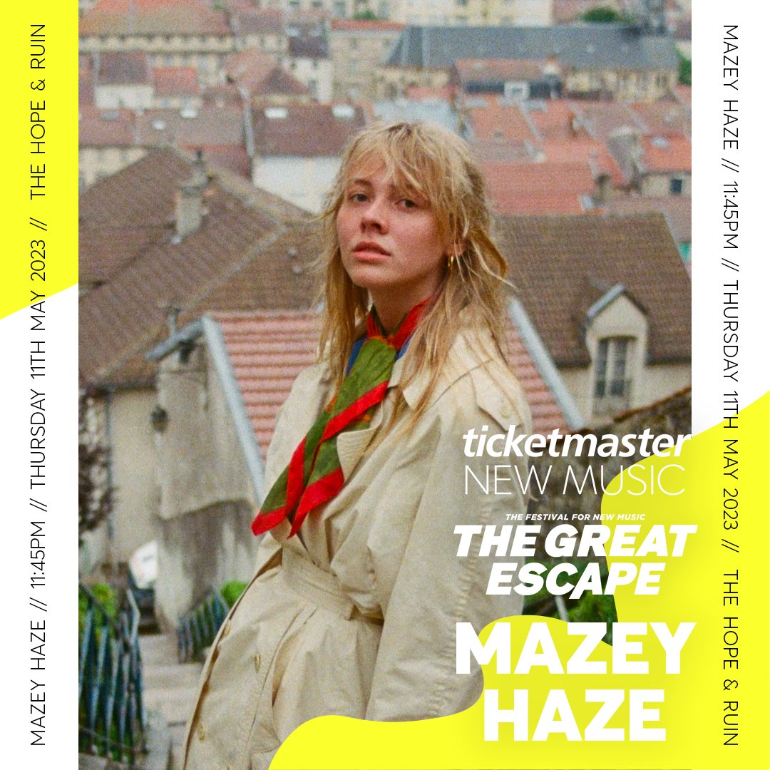 🌟 Mazey Haze
⏰ 23:45

Though it might be the dark of night – and let’s face it, probably raining – when Mazey Haze takes to the stage on Thursday evening, the singer’s psych-tinged radiance will take you to warmer and woozier times

The 12-string bliss and echo-drenched