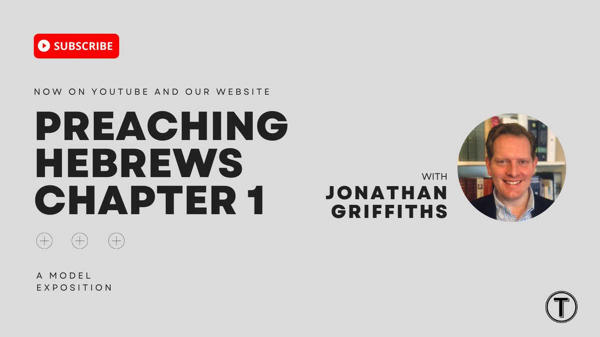 TheTimothyTrust's tweet photo. Jonathan Griffiths (@drjigriffiths) on preaching Hebrews ch 1: https://t.co/v4zDaZeaW1
Don’t miss him teach live at our inaugural #TTNationalConference: https://t.co/S3ATJGe7YM https://t.co/OqwChxI5sc