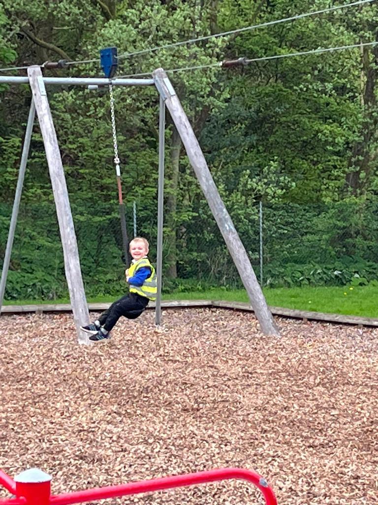 nurserydennyps's tweet photo. Lots of motor skills and coordination developing using the different types of apparatus at the park. Taking turns and following lots of road safety rules on the way and back. #communitywalks #parklife https://t.co/FbuVCpOFe6