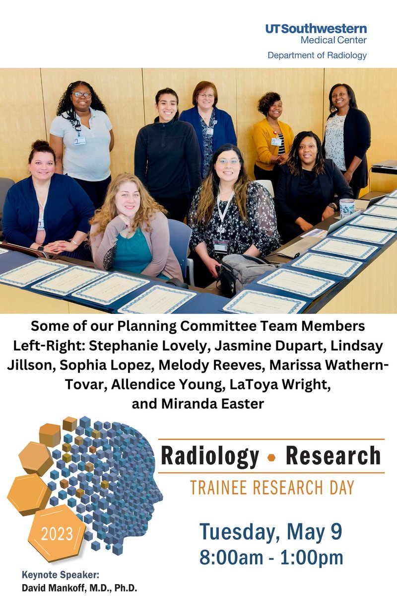UTSW Radiology (@utsw_radiology) on Twitter photo Our annual Trainee Research Day event is definitely a group effort. Weeks & Months of preparation goes into this event from our support staff, faculty mentors, & trainees. @Brewington_UTSW <a href="/ivpedrosa/">Ivan Pedrosa</a> <a href="/gkhatri_md/">Gaurav Khatri</a> <a href="/BhavyaRShahMD/">Bhavya R. Shah, MD</a> <a href="/UTSW_RadRes/">UTSW Radiology Residencies</a> Our annual Trainee Research Day event is definitely a group effort. Weeks & Months of preparation goes into this event from our support staff, faculty mentors, & trainees. @Brewington_UTSW <a href="/ivpedrosa/">Ivan Pedrosa</a> <a href="/gkhatri_md/">Gaurav Khatri</a> <a href="/BhavyaRShahMD/">Bhavya R. Shah, MD</a> <a href="/UTSW_RadRes/">UTSW Radiology Residencies</a>