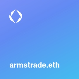 armstrade.eth bought for 4.00 WETH (7,390.72 USD) on Opensea  #ENS #Web3Names #EnsNames  

opensea.io/assets/ethereu…