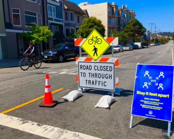 Collisions decline on #SanFrancisco ‘slow streets,’ but speedier traffic prompts fresh calming measures sfbayca.com/2023/05/08/tra… via @Jerold_Chinn @sfbay