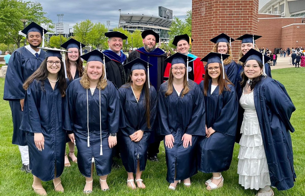 #WeAre college graduates! Thank you to everyone that has supported me on this amazing journey 🎓💙🤍🐾 #PSUgrad #PSUAgEd23 #PennState