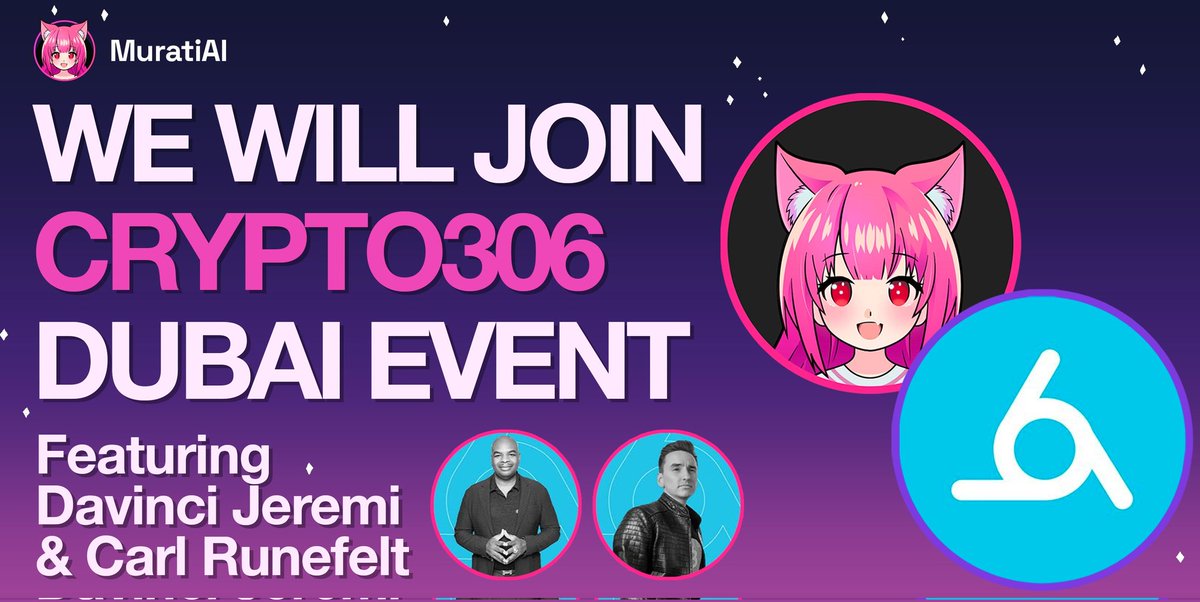 ArslnArf's tweet image. @MuratiAI  is currently pursuing great things hand in hand with #IMOV at the Dubai event.  The judge of #BSC, where #meme and #AI will act together, is coming. #BTC       #ETH #BNB       #catgirl #PEPE #ORDI