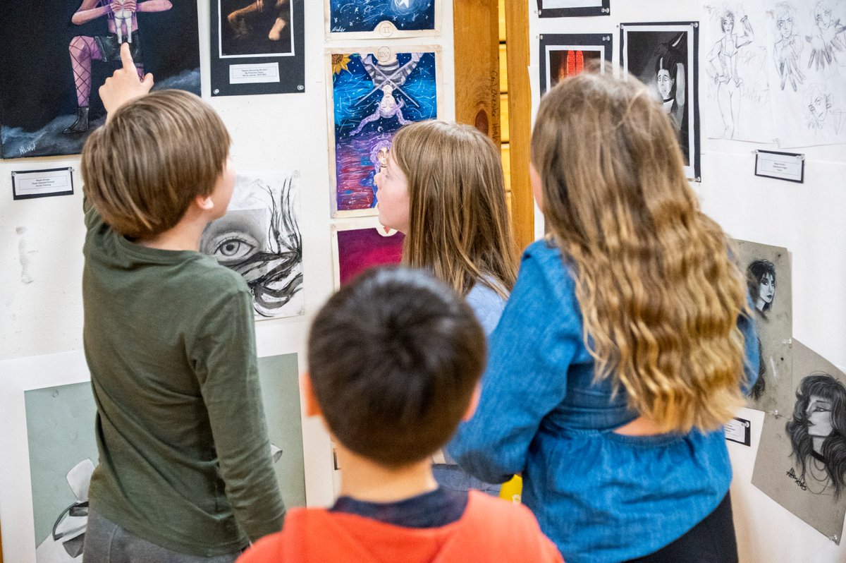 The Districtwide Art Show is this week! 🎨 Such creativity is on display at the CHS Gym. Join us for a public reception on Thursday 5/11 from 6-8pm.

#wearecolchester #vted