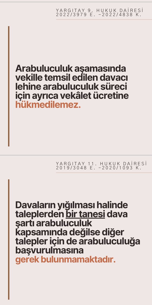 Arabuluculuk Konulu Yargıtay Kararları

Derleyen: Yağmur Durular Erdağ
⬇️