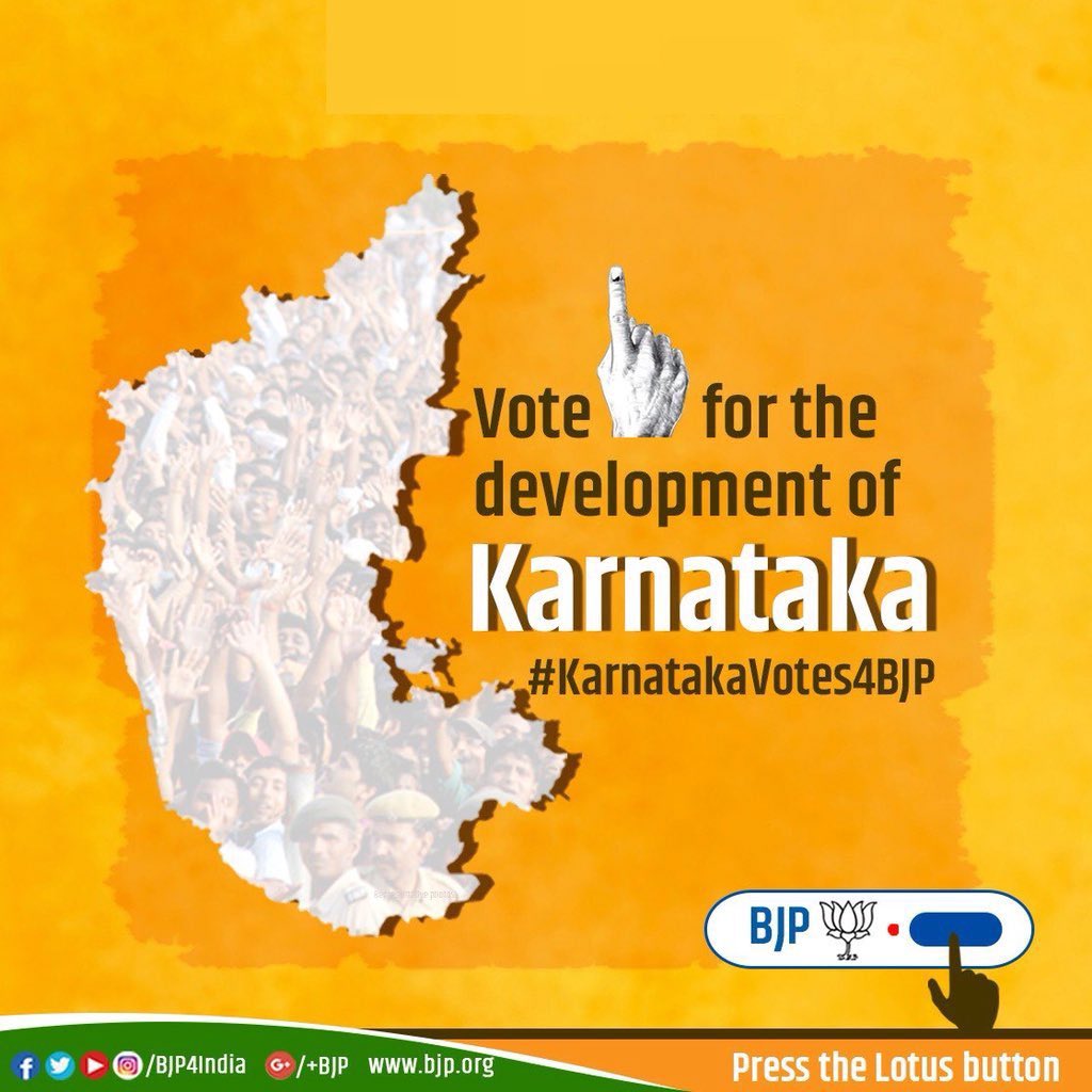 Kalabhairav9's tweet photo. 👉🏻 🗳Vote for Lotus 🪷 @BJP4Karnataka 

#VoteForBJP 
#BJP4Karnataka 
#KarnatakaElections
#KarnatakaWithBJP 
#KarnatakaWithModi 
#KarnatakaAssemblyElections2023 https://t.co/ekTGKn7AqQ